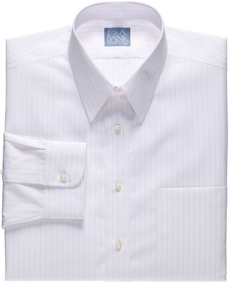 Jos. A. Bank Stays Cool Wrinkle-Free Point Collar Patterned Dress Shirt