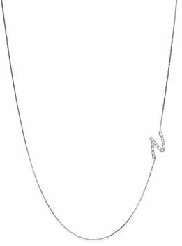 Bloomingdale's Kc Designs Diamond Side Initial N Necklace in 14K White Gold, .07 ct. t.w.