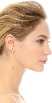 Aurélie Bidermann Engraved Hoop Earrings