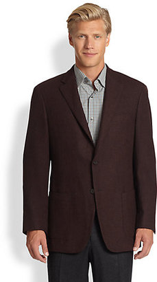 Saks Fifth Avenue Black Label Textured Wool Jacket