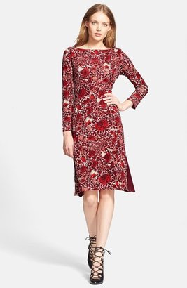 Tory Burch 'Ria' Floral Print Shift Dress