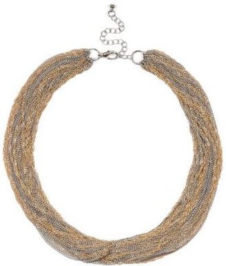 River Island Mixed metal multi chain necklace
