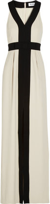ALICE by Temperley Obi paneled crepe gown