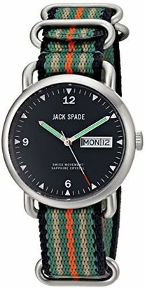 Jack Spade Men's WURU0133 Conway Stainless Steel Watch with Nylon Band
