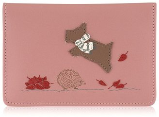 Radley The Great Outdoors small pink credit card holder