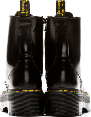 Dr. Martens Black Polished Leather Jadon 8-Eye Boots