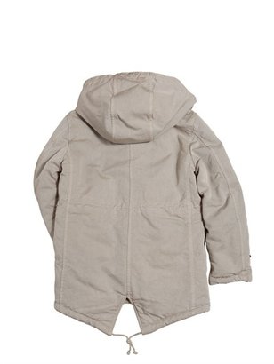 Cotton Canvas Padded Coat