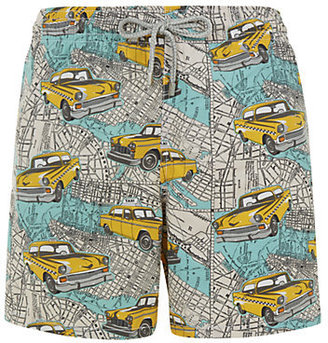 Vilebrequin Moorea New York Yellow Cab Shorts