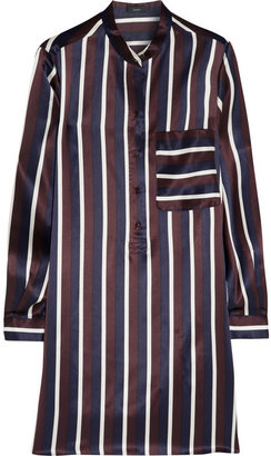 Joseph Shirty striped silk-satin tunic