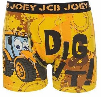 Character Kids Boys JCB Single Boxer Shorts Casual Printed Underwear Infants
