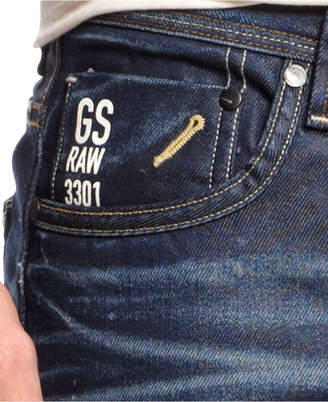 G Star G-Star Jeans, Straight-Leg Faded