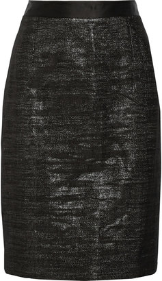Proenza Schouler Metallic wool-blend skirt