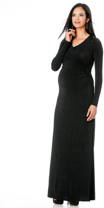 A Pea in the Pod Side Ruched Maternity Gown