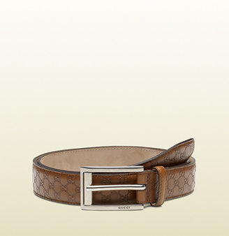 Gucci Microguccissima Leather Belt