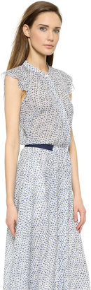 Band Of Outsiders Scribble Flower Shirtdress