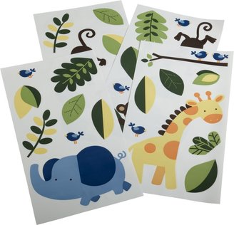 Kids Line Jungle 123 Wall Decals, 4-Pack