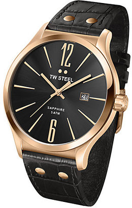 TW Steel Slim Line Rose-Gold Plated Stainless Steel Watch