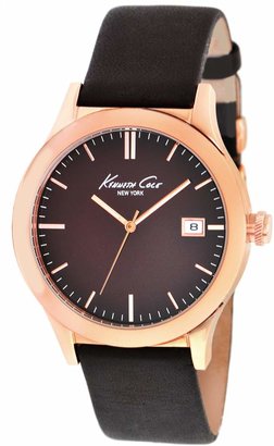 Kenneth Cole New York Kenneth Cole Men's KC1855 Calf Skin Quartz Watch with Brown Dial