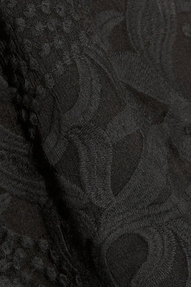 Zimmermann Sundance embroidered silk-chiffon playsuit