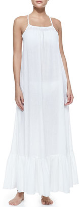 6 Shore Road by Pooja Mermaid's Voile Square-Neck Maxi Dress