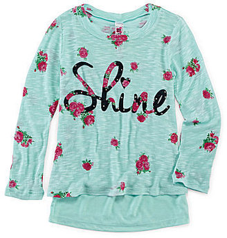 Beautees Knit Works Sublimation Sweater - Girls 7-16