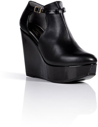 Robert Clergerie Old Robert Clergerie Leather Filona Platform Ankle Boots