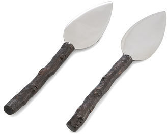 Michael Aram 'Fig Leaf' Cheese Knife Set