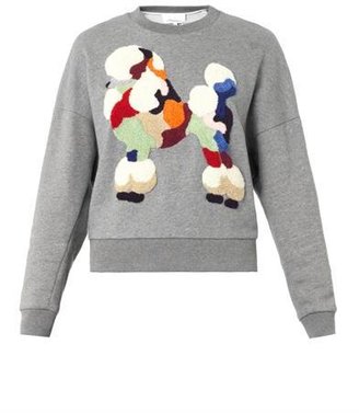 3.1 Phillip Lim Embroidered-poodle sweatshirt