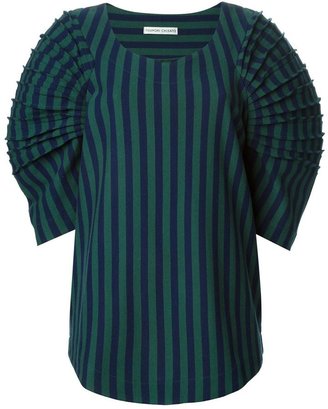 Tsumori Chisato striped oversized sleeves top