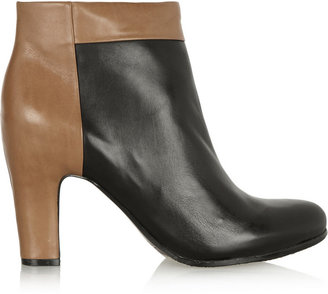 Sam Edelman Shay two-tone leather ankle boots