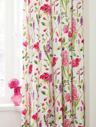 Sanderson Spring flowers lined curtains 90x90 multi