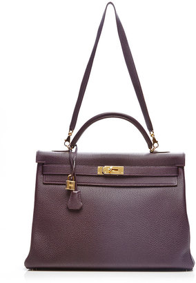 Hermes Heritage Auctions Special Collection 40Cm Raisin Togo Retourne Kelly