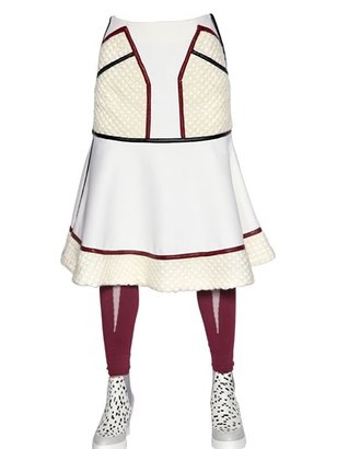 Tsumori Chisato Wool And Honeycomb Knit Skirt
