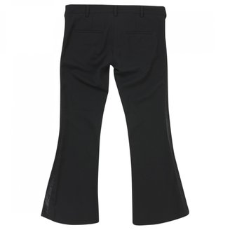 Balmain Black Wool Trousers