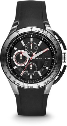 Armani Exchange AX1400 ACTIVE black silicone mens watch