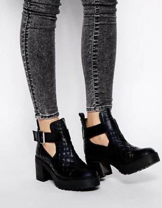 ASOS RAMPAGE Leather Ankle Boots