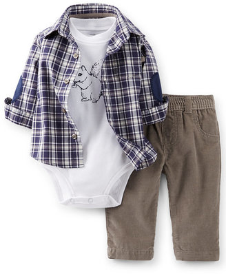 Carter's Baby Boys' 3-Piece Shirt, Bodysuit & Pants Set