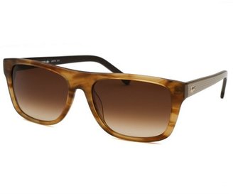 Lacoste Women's Rectangle Brown Horn Sunglasses