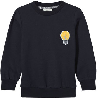 Fendi Navy Lightbulb Branded Sweatshirt