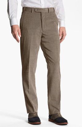 JB Britches Flat Front Corduroy Trousers