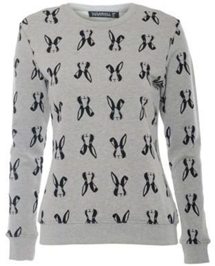 Sugarhill Boutique Grey bunnykins sweater