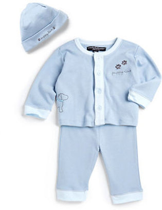Wendy Bellissimo Baby Boys Top Pants and Hat Set
