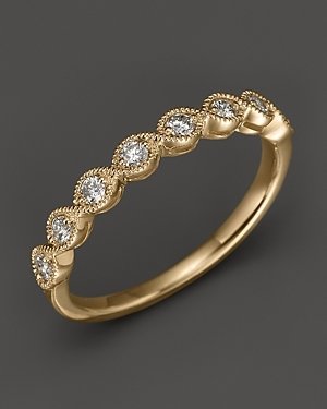 Bloomingdale's Diamond and 14K Yellow Gold Stackable Ring, .25 ct. t.w.