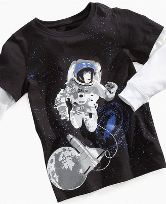 Greendog Kids T-Shirt, Little Boys Astronaut Twofer