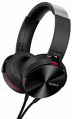 Sony XB950AP Extra Bass Over-Ear Headphones with Mic/Remote, Black
