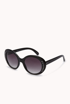 Forever 21 F7743 Studded Round Sunglasses