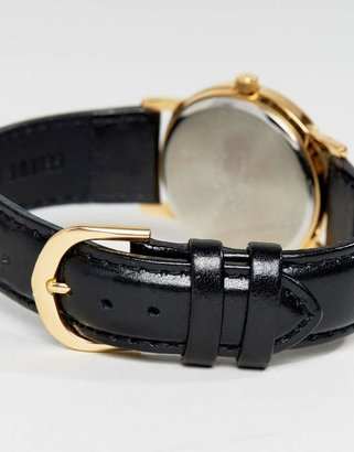 Casio Black Leather Strap Watch Mtp1095q-7a