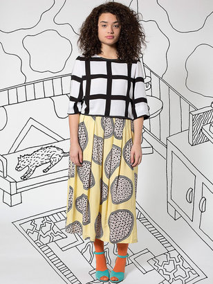 American Apparel Nathalie Du Pasquier Nina Print Rayon Challis Long Skirt