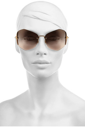 Miu Miu Hexagonal-frame sunglasses