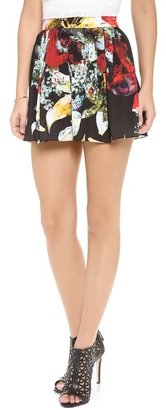 Alice + Olivia High Waisted Floral Shorts